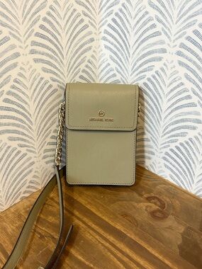 Michael Kors Crossbody Phone Pouch with Chain Strap